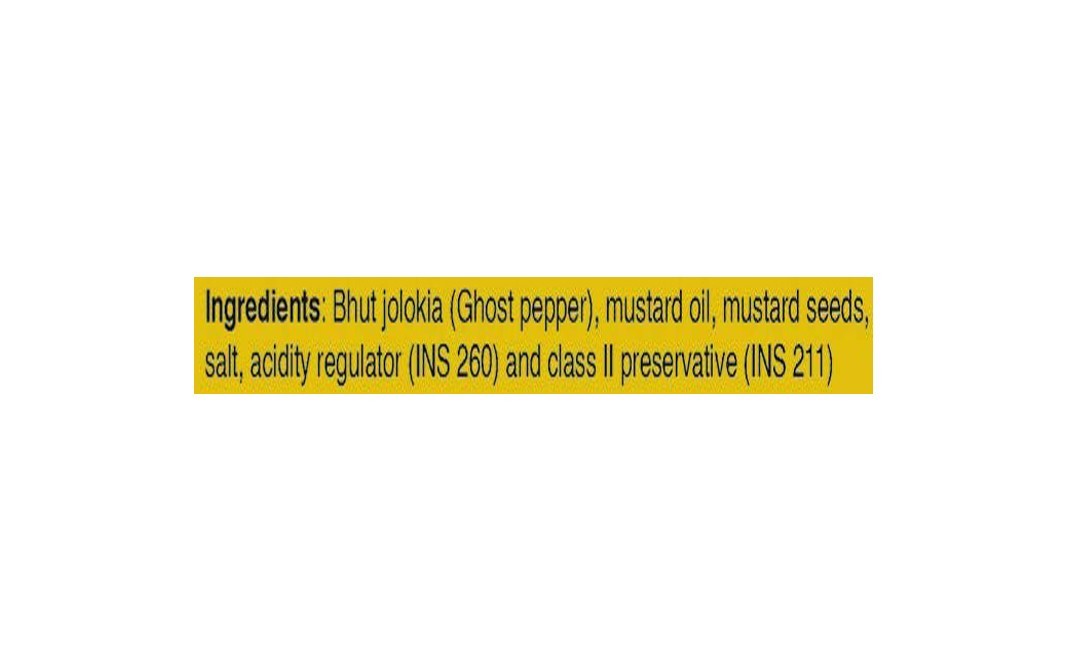 Flavaa Bhut jolokia Pickle Ghost Chilli Pickle   Glass Jar  250 grams
